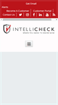 Mobile Screenshot of intellicheck.com